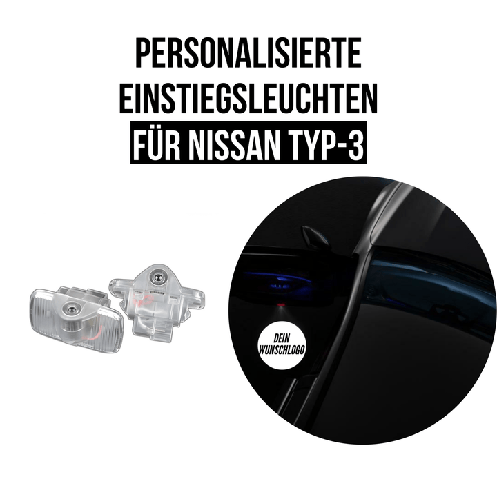 2X NISSAN TYP - 3 EINSTIEGSLEUCHTEN - Mein Autolicht