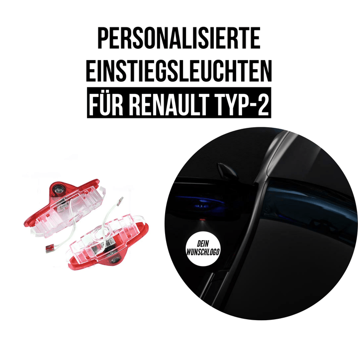 2X RENAULT TYP - 2 EINSTIEGSLEUCHTEN - Mein Autolicht